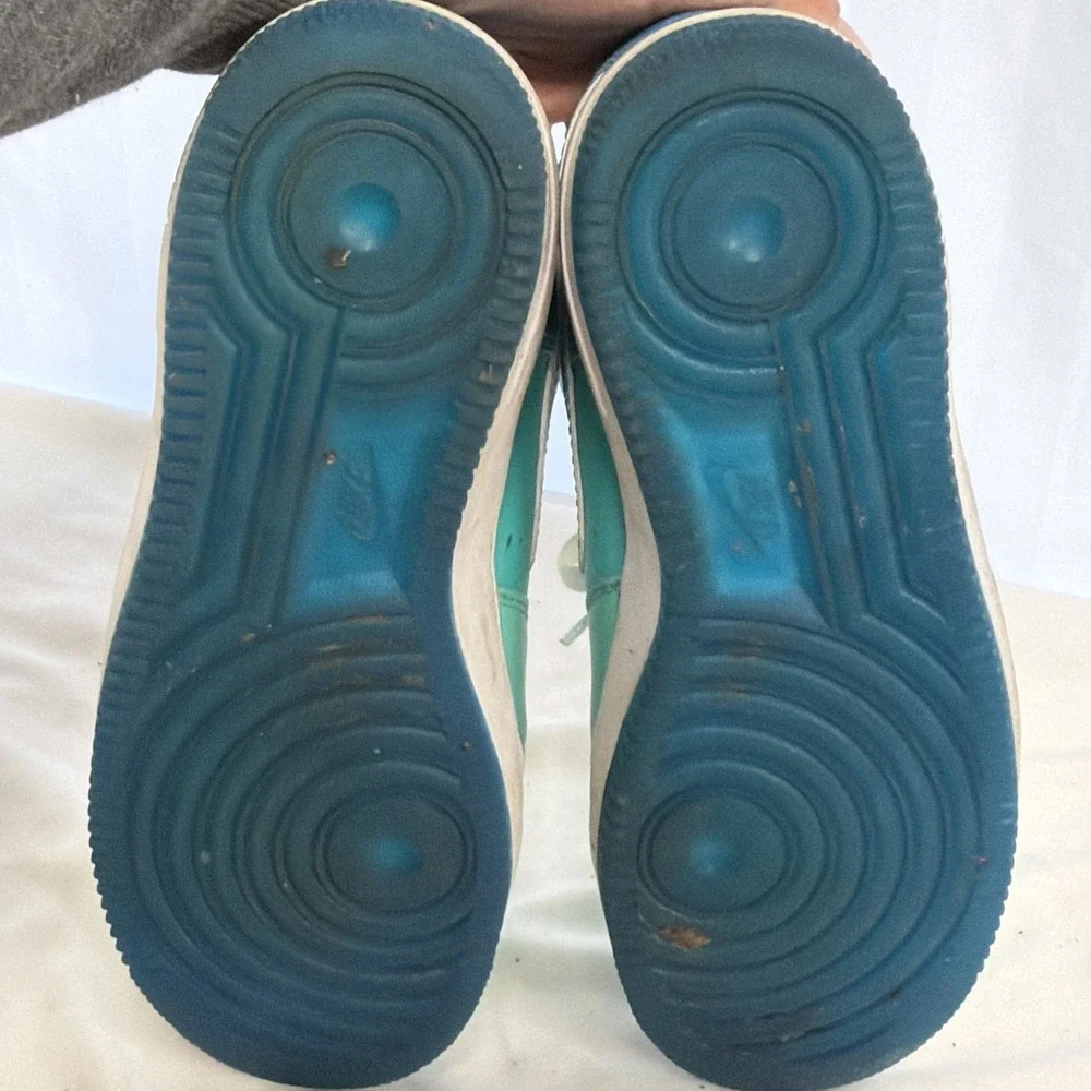 Nike Air Force 1 '07 Women's Basketball Shoes Sneakers Blue 315115 411 Size 8.5 - Picture 5 of 5